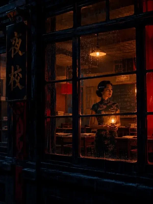 红豆短剧短剧《金台夜语》悬疑题材海报封面